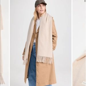 RAG & BONE Beige Addison Scarf - Oatmeal - NWOT